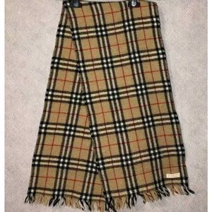 VINTAGE BURBERRY’s WOOL SCARF